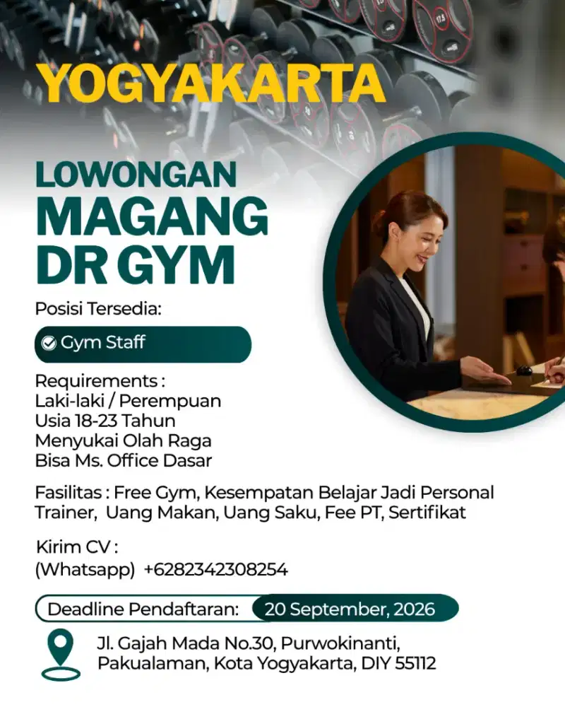 Loker Magang Gym
