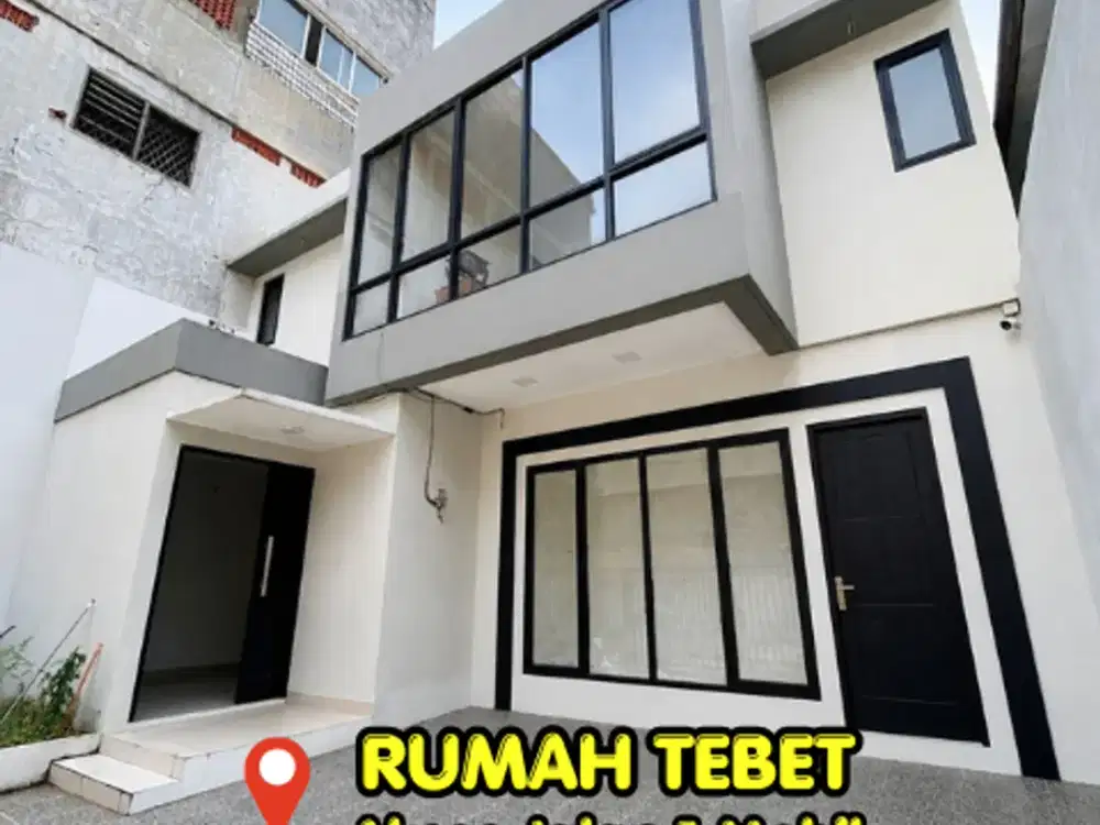 Dijual Rumah Tebet Cantik & Baru 2 Lantai Siap Huni Lokasi Strategis Jalan 1 Mobil