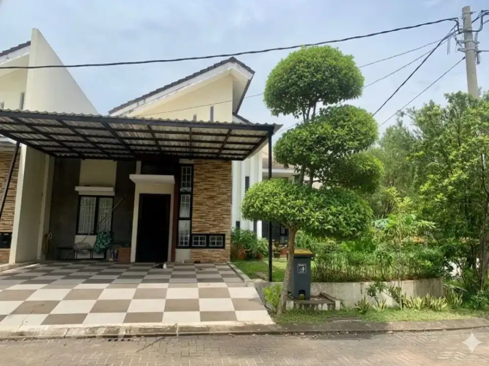 TURUN HARGA DIJUAL SEGERA Rumah Posisi Hoek dengan Desain Minimalis yang Strategis di Perumahan Green Ara Residence, Harapan Indah, Bekasi