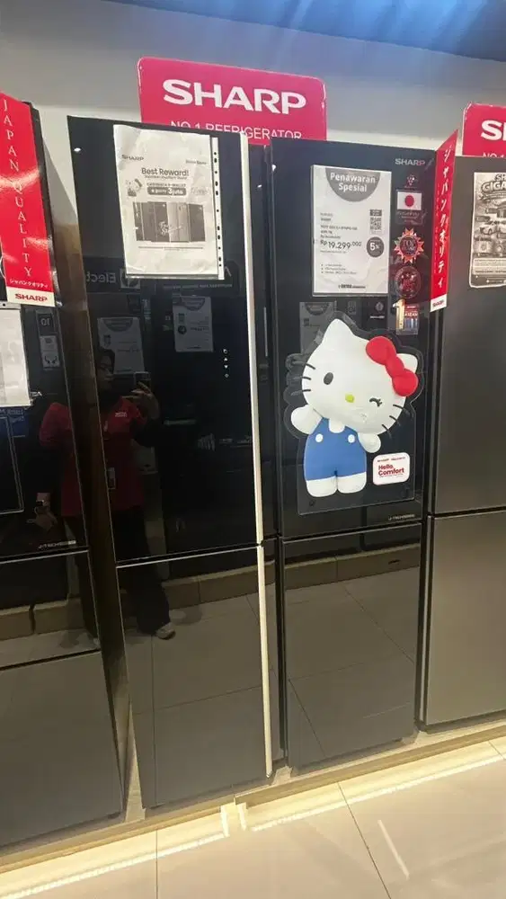 CICILAN RINGAN BUNGA RENDAH KULKAS MULTIDOOR 639LTR