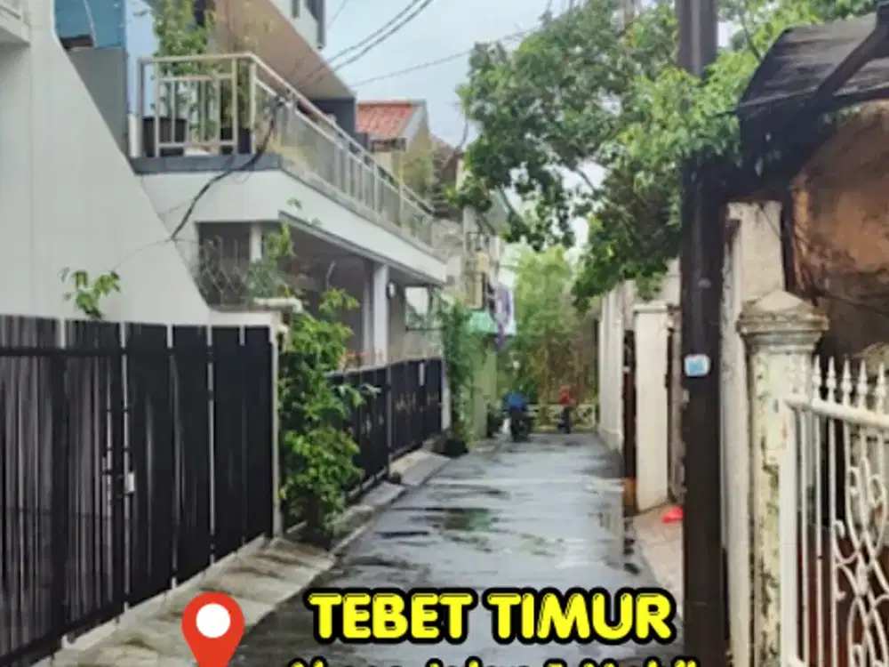 Dijual Cepat Rumah Tebet Timur Hitung Tanah Lokasi Strategis Jalan 1 Mobil