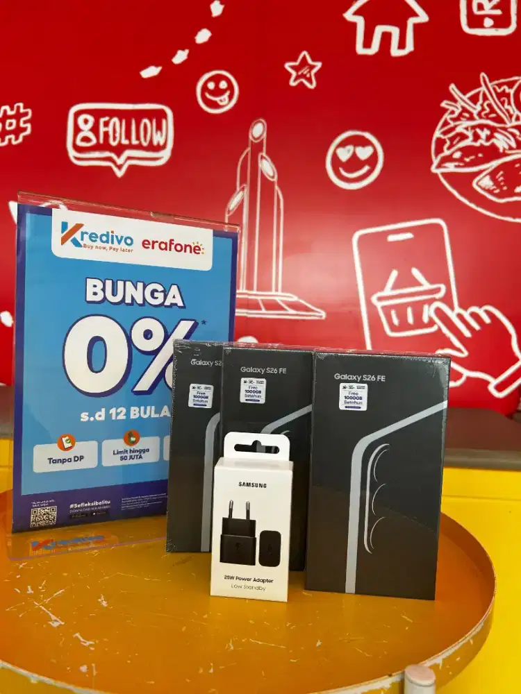 KREDIT SAMSUNG TERBARU S26FE TANPA DP CUKUP KTP SAJA