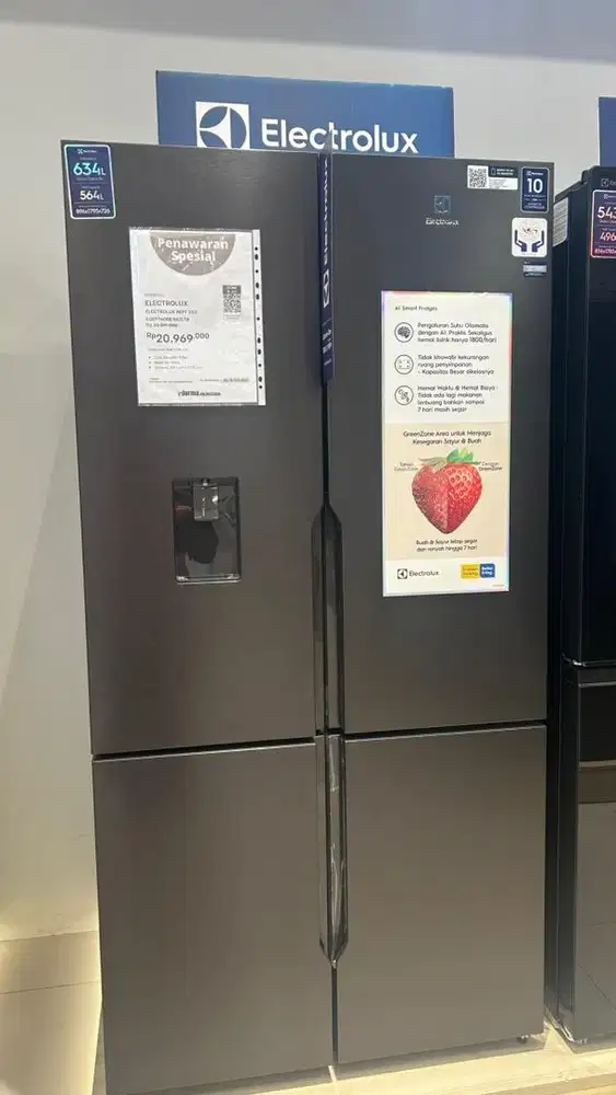 CICILAN RINGAN BUNGA RENDAH KULKAS MULTDOOR ELECTROLUX 562LTR