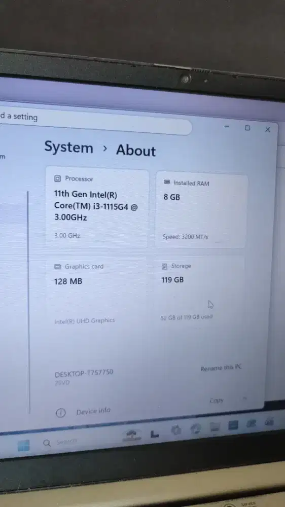 Asus core i3 terima tinggi