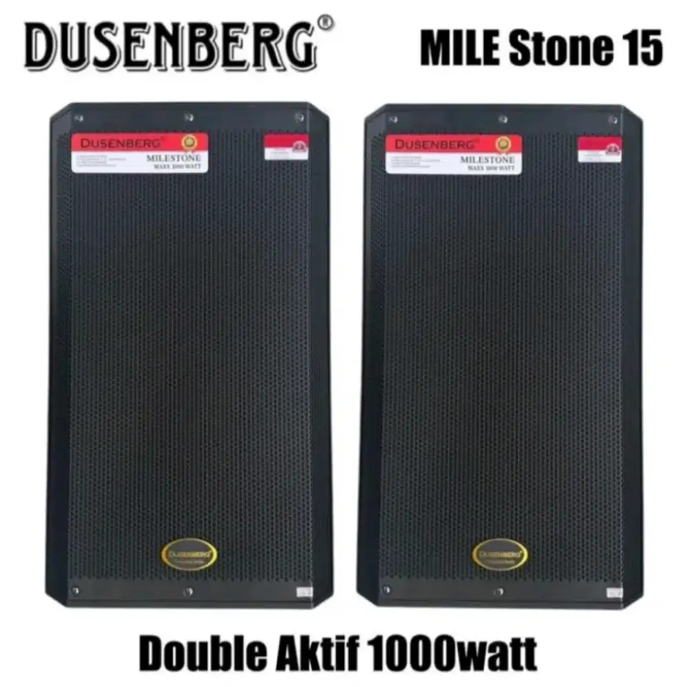 Speaker aktif 15 inch outdoor dusenberg milestone bluetooth 1000 watt