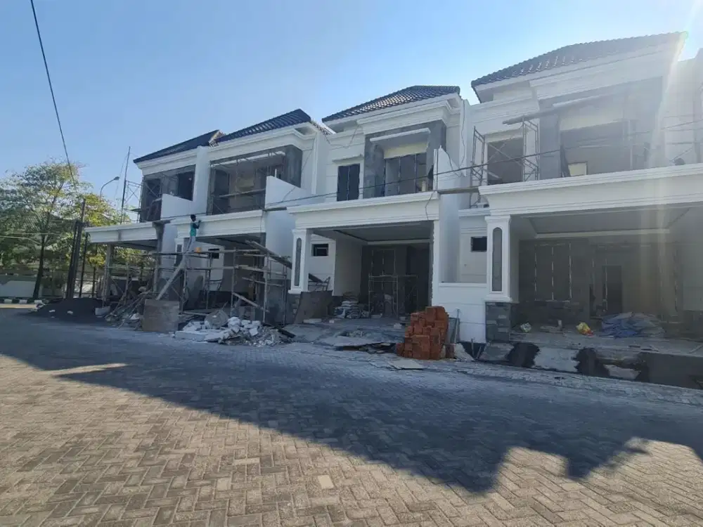 Rumah Baru Modern Lokasi Manyar Sukolilo Surabaya