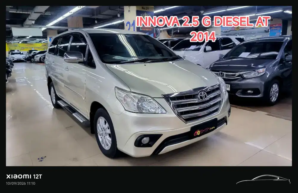 TOYOTA INNOVA 2.5 G DIESEL AT 2014 KONDISI ISTIMEWA