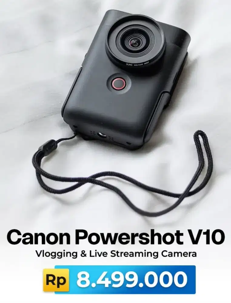 Vlog Camera Canon Powershot V10 not kodak sony dji gopro