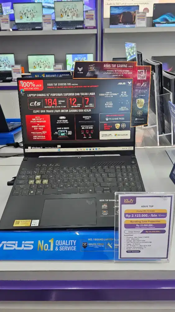 Kredit laptop asus tuf gaming bebas bunga free cicilan