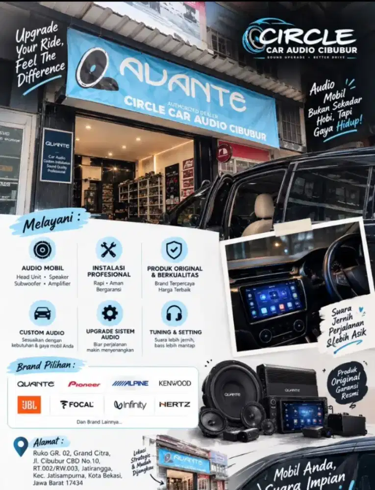 BENGKEL MOBIL CIBUBUR ( Circle Car Audio Cibubur)