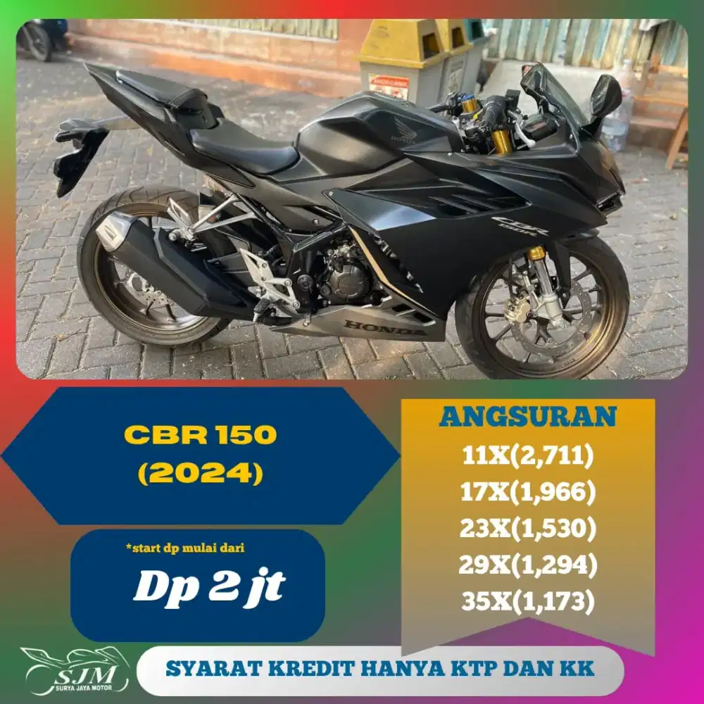 HONDA CBR 150 2024 CASH & KREDIT