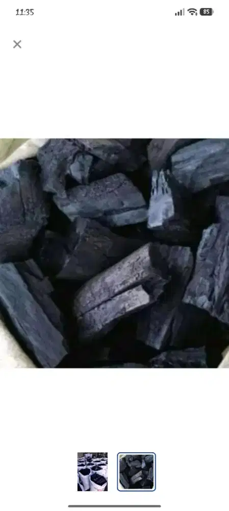 ARANG KAYU BAKAR 1 KARUNG ISI ± 10KG