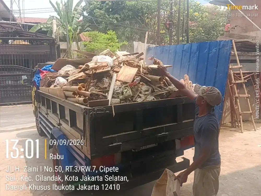 Jasa buang puing sampah