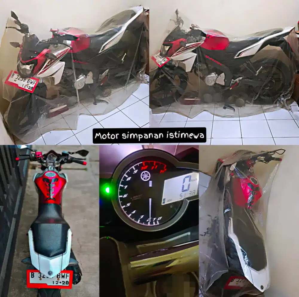 Yamaha Vixion New Nvl 2013 kesayangan motor Simpanan kondisi istimewa