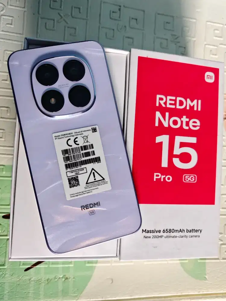 Redmi Note 15 Pro 8/256 5G Mulus Garansi Panjang