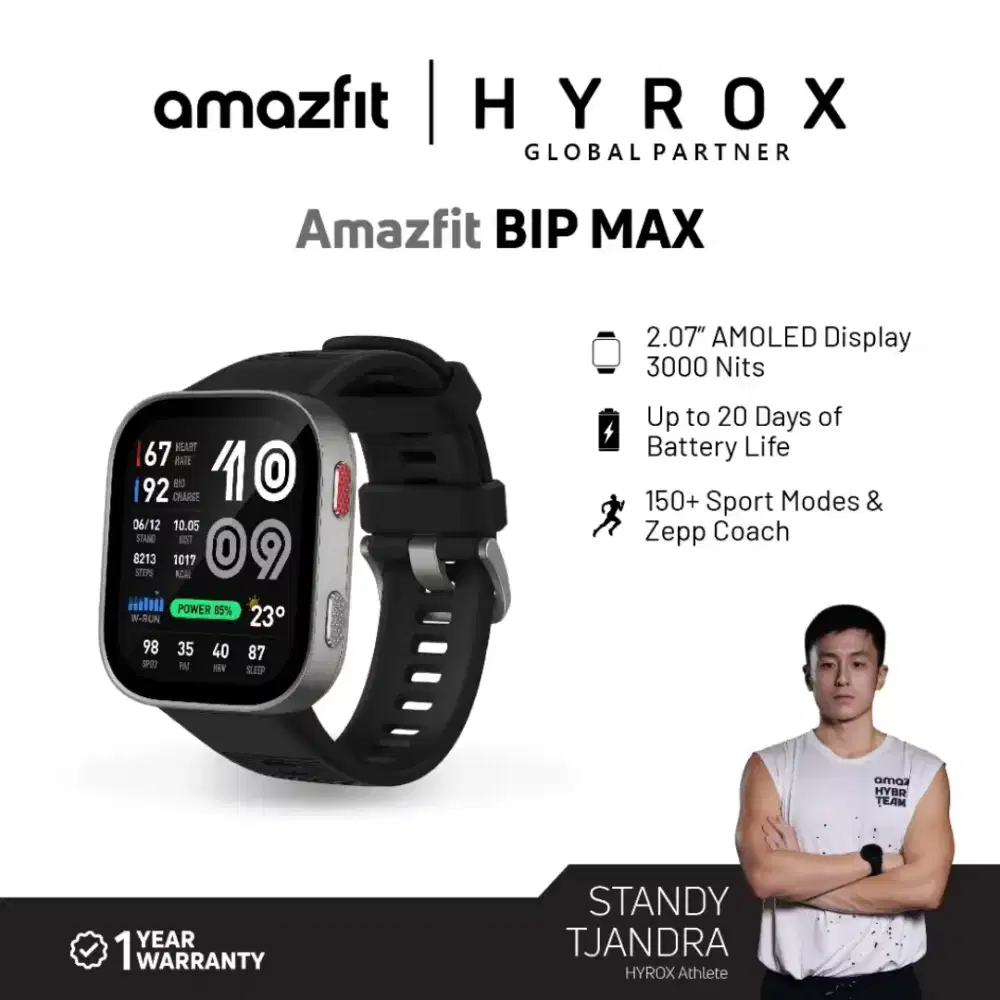 Jam Tangan Amazfit bip Max new segel