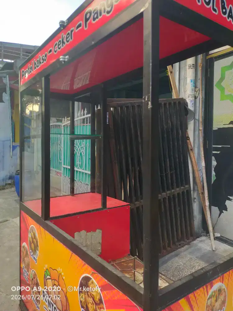Gerobak aumunium warna ya jd kualits lbh bagus dan baik