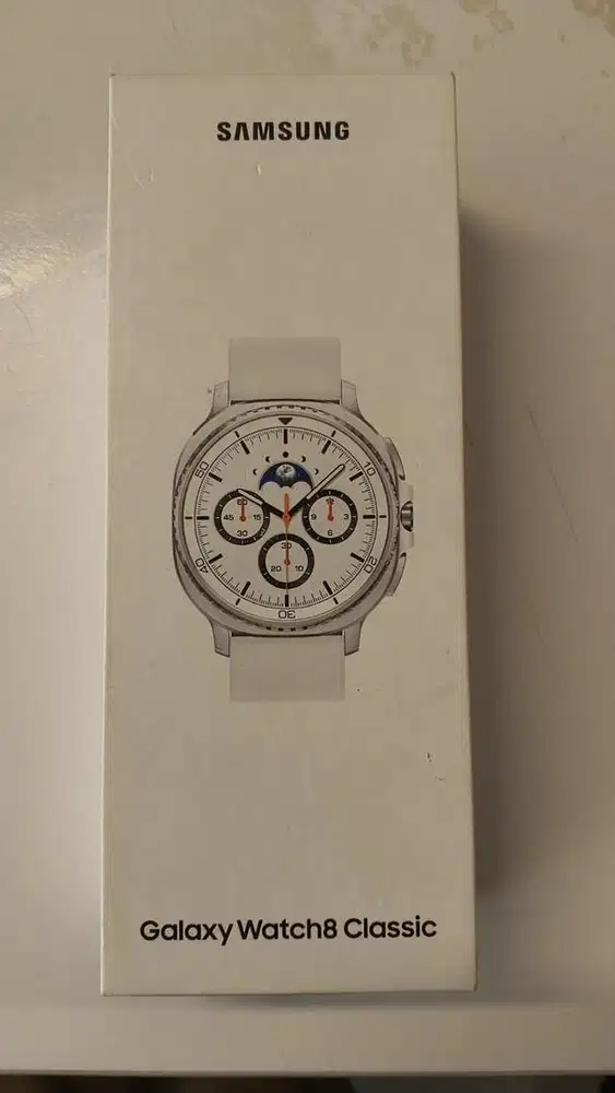 Samsung Galaxy Watch8 Classic Silver White Original + Box
