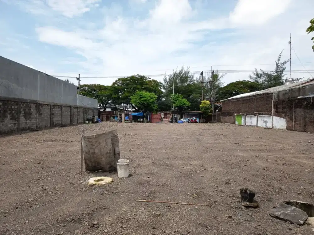 Dijual Tanah Komersial Sudah Padat Nol Jalan Raya Kedungcowek