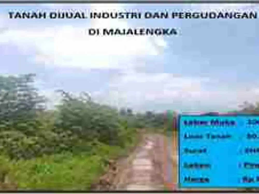 Tanah industri dan pergudangan Majalengka