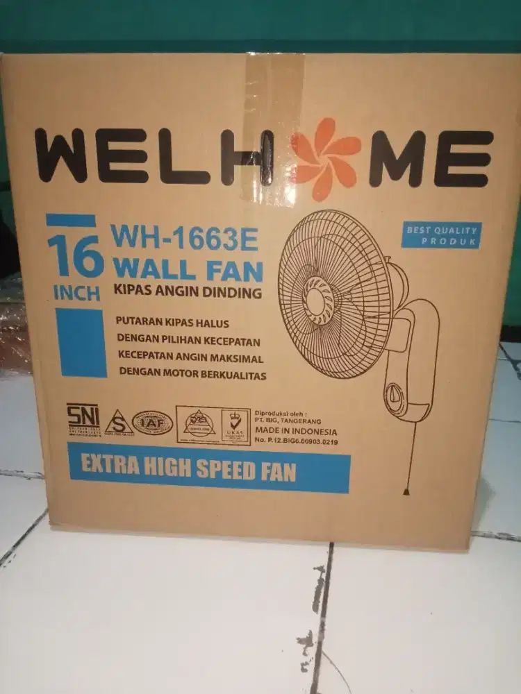 Kipas Welhome 16inch