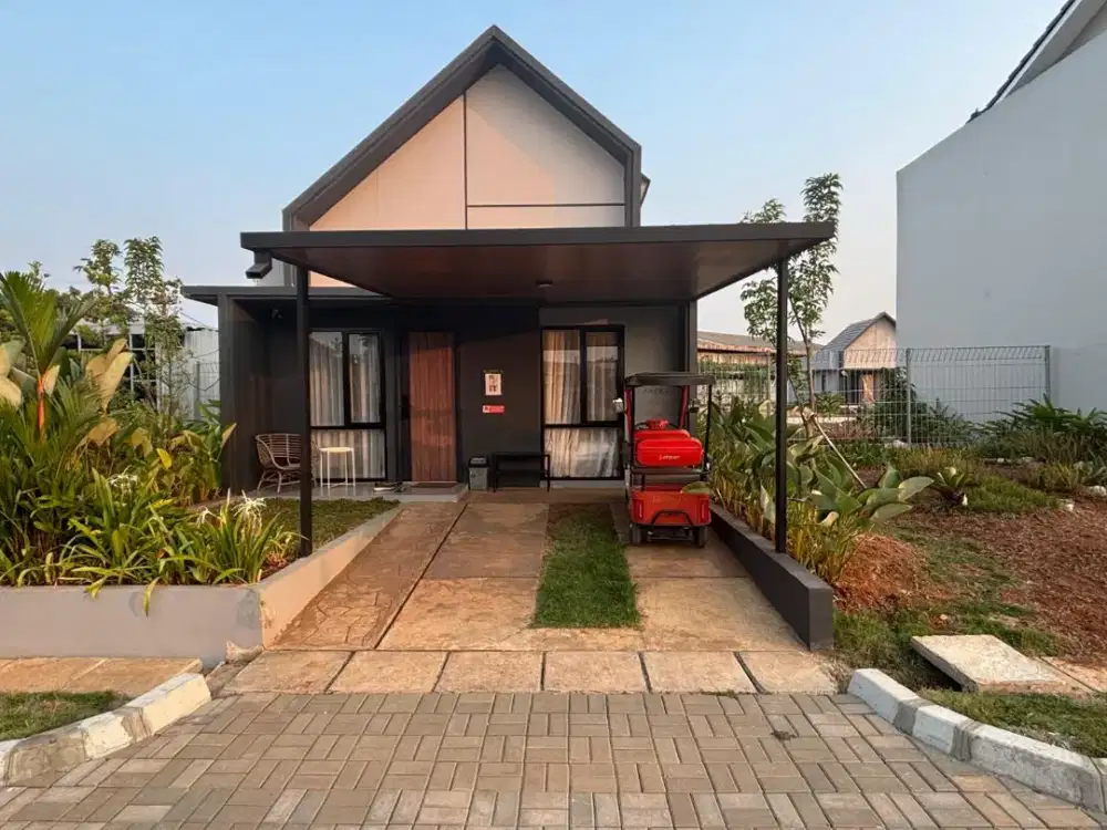 Rumah siap huni satu lantai di Cibubur dekat dengan pintu tol Narogong