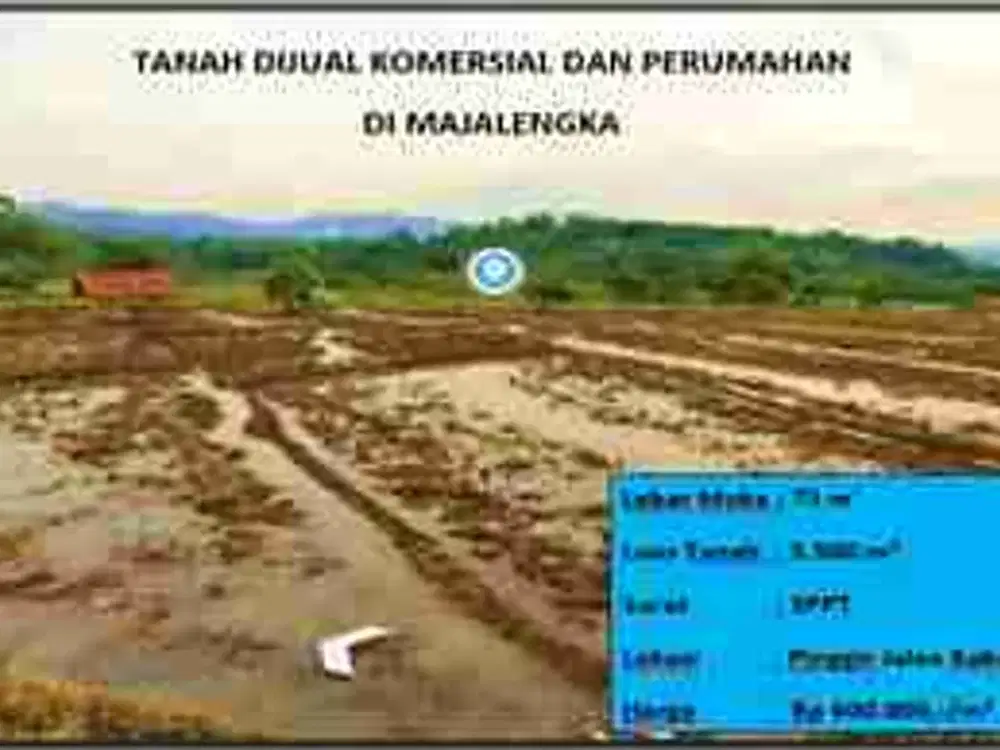 Tanah komersial dan pemukiman majalengka
