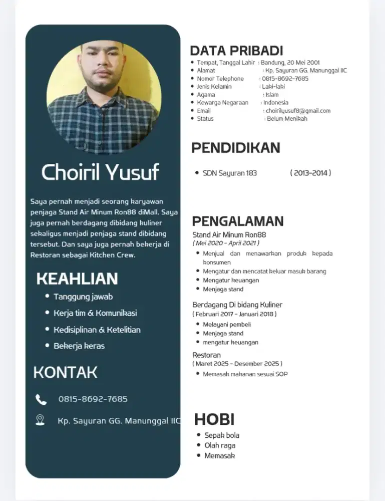 Mencari lowongan pekerjaan