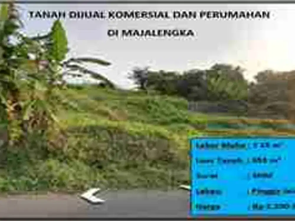 Tanah komersial dan pemukiman majalengka
