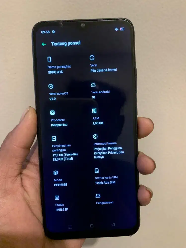 Oppo a15 ram 3/32