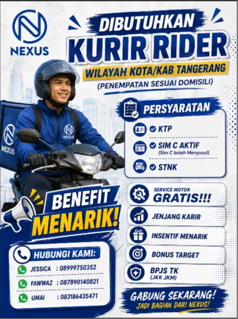 INFO LOKER KURIR LM TANGERANG!!!
