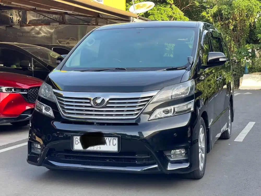 VELLFIRE 2.4 AT HITAM 2009