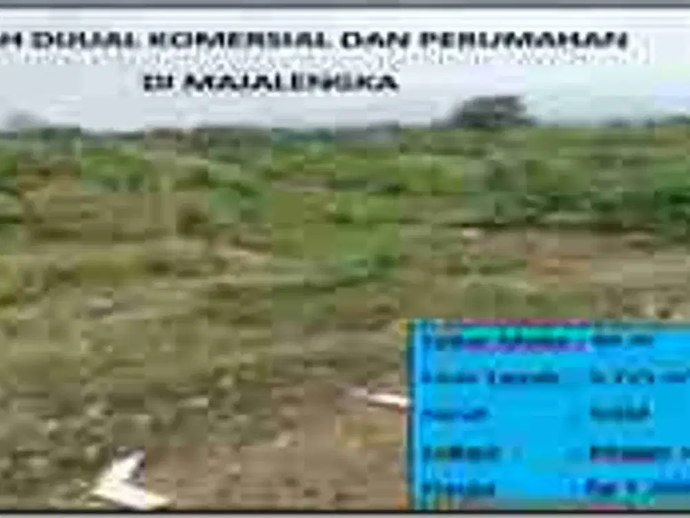 Tanah komersial dan pemukiman majalengka