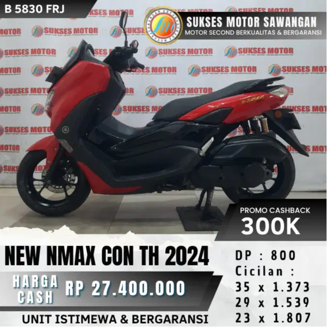 CASH KREDIT YAMAHA NEW NMAX CON TH 2024 N MAX KEYLES MERAH BERGARANSI