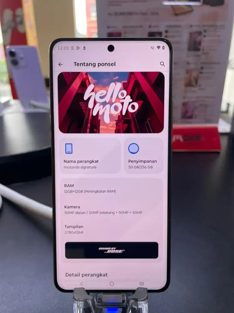 SHOPEE PAYLATER X Motorola Signature 5G 12/256 GB | Flagship Premium