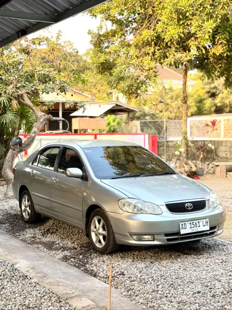 TOYOTA COROLLA ALTIS 1.8 G 2002 MT SILVER METALIK