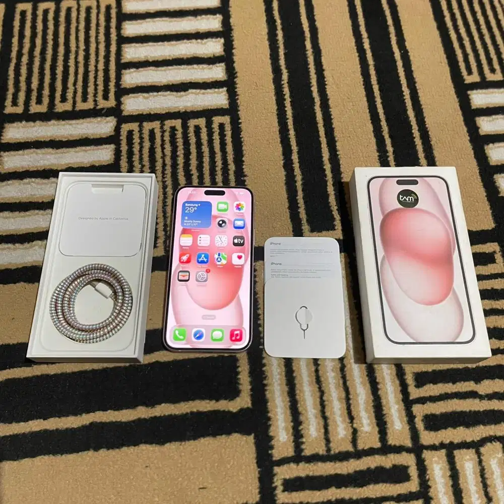 iPhone 15 Plus 128gb iBox Pink Fullset Original