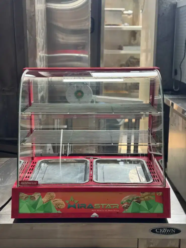 Warmer foood 2 tray wirastar