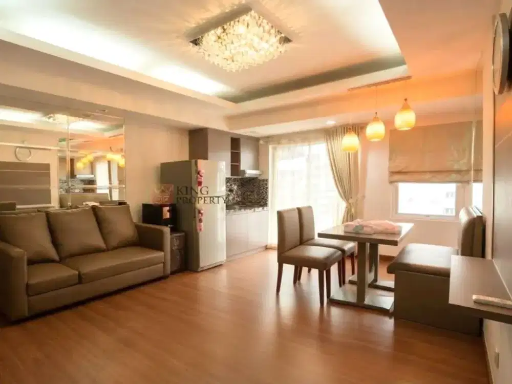 Terhubung Via East Tunnel ke Central Park Mall 2 & Sebrang Soho Capital, Jual Royal 2BR 60m2 Royal Medit Furnished, Fasilitas Gym, Sauna, Kolam Renang