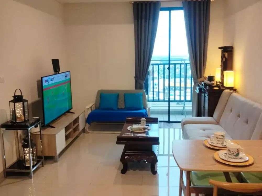 Hunian Nyaman di Apartment Cleon Park 3Br Full Furnish, Jakarta Garden City, Cakung, 015