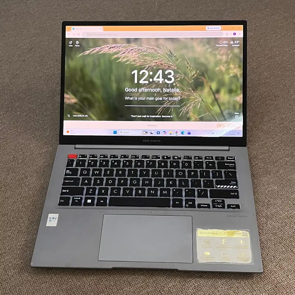 Laptop Asus Vivobook S14 Oled intel i7 RAM 16GB SSD 512GB