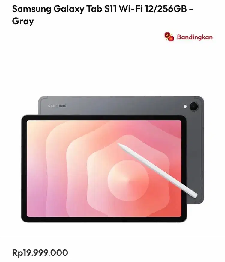 Tab Samsung Galaxy Tab S11 Wifi/12 256 GB
