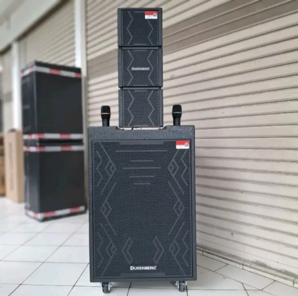 Speaker portable line array 15 inch dusenberg ioos mkII pro 1500 watt