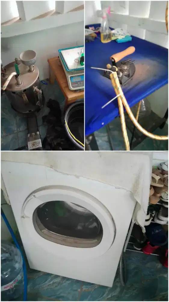 Dijual peralatan loundry seken masih bagus.