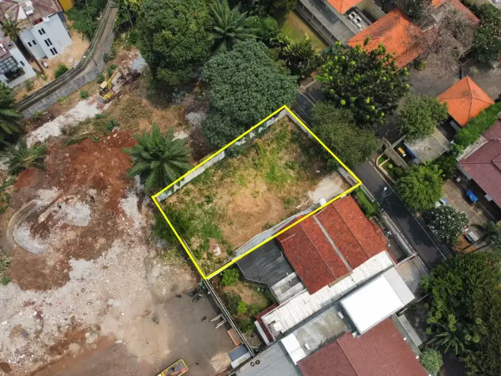 Dijual Tanah SHM 441 m² di Kemang Selatan – Hadap Utara, Cocok Bangun Rumah Mewah