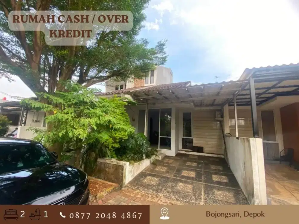 Rumah OVER KREDIT sisa 7 Thn Lg dkt Tol BS CASH di Bojongsari Depok