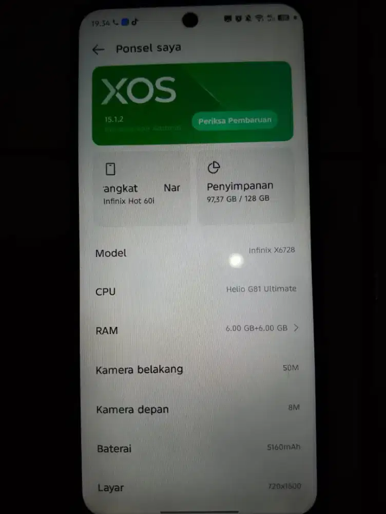 Infinix hot 60i 6+6/128