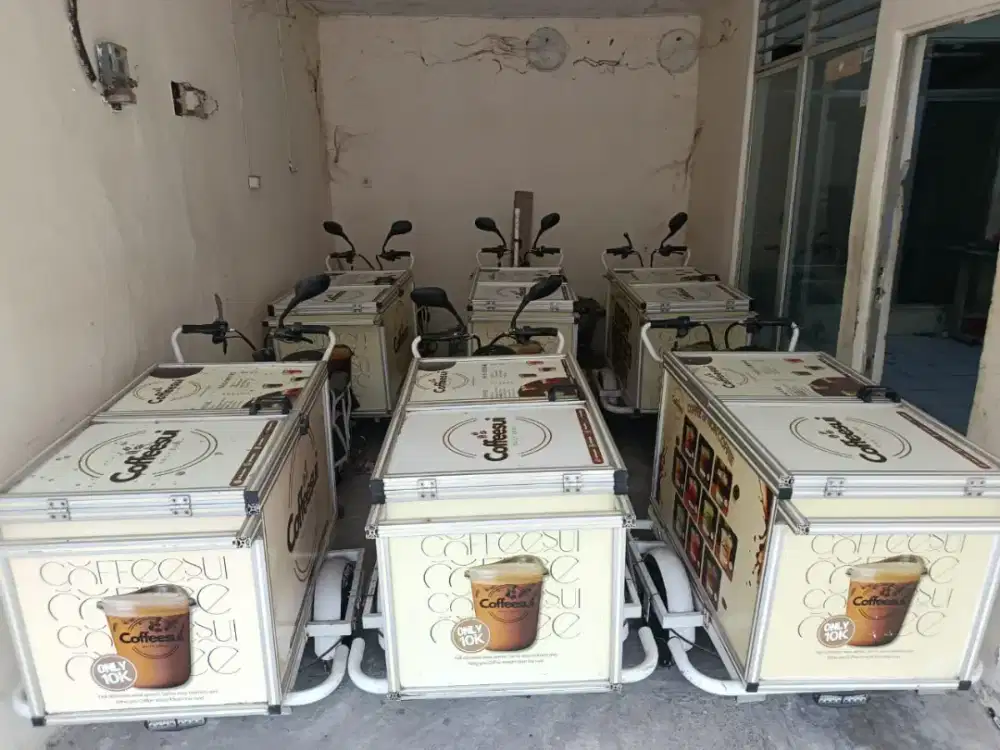 Dijual gerobak listrik 3 roda siap pakai like new