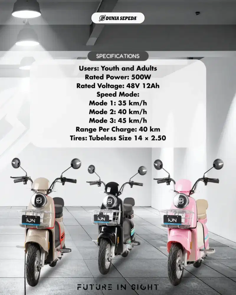 Promo Sepeda Listrik Ion Twenty Three Free Helm