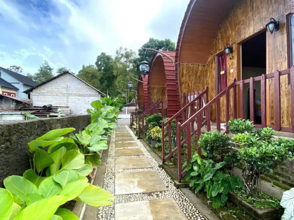 Villa Glamping Dengan View Pemandangan Eksotic